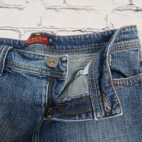 DENIM ROCK JEANS MINI SKIRT MEDIUM - Picture 4 of 11